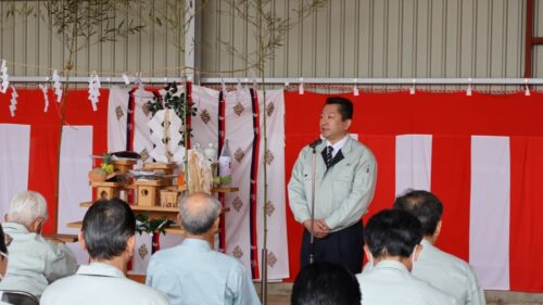 安全祈願祭を執り行いました