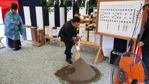 「株式会社ほくとう浪江機材センター新築工事」の安全祈願祭が執り行われました